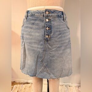 Old Navy Light Blue A-Line Denim Skirt